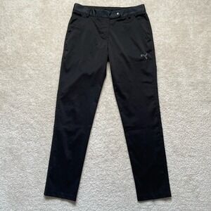 Puma Golf Womens Solid Tech Golf Pant Black Size 2